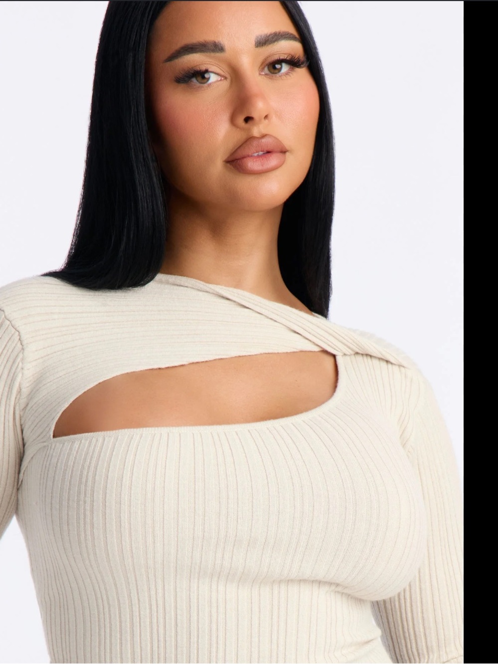 NWT Forever 21 White Knit‎ Sweater Size XL